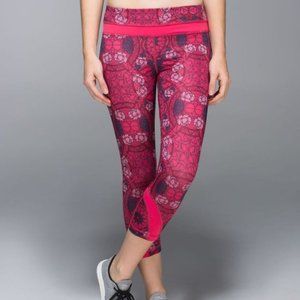 LULULEMON pink run inspire crop pant ii